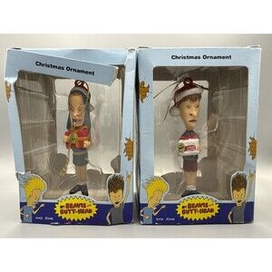MTV Beavis and Butt-Head Christmas Tree Ornaments 2013 Lot Of 2 Hollding gifts
